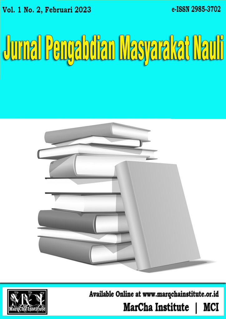 					View Vol. 1 No. 2 (2023): Februari, Jurnal Pengabdian Masyarakat Nauli
				